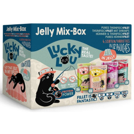 Lucky Lou Extrafood Jelly-Mix-Box Multipack w galaretce saszetki 12x70g