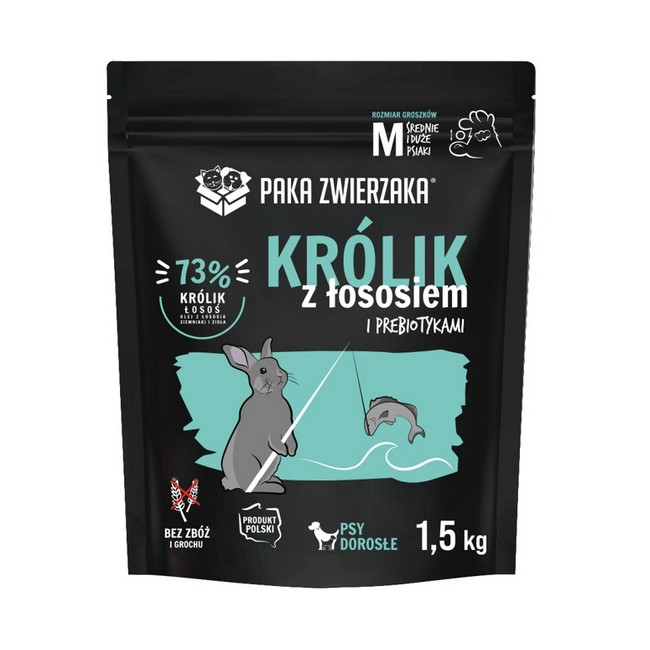 Paka Zwierzaka Seventh Heaven Królik z łososiem M 1,5kg