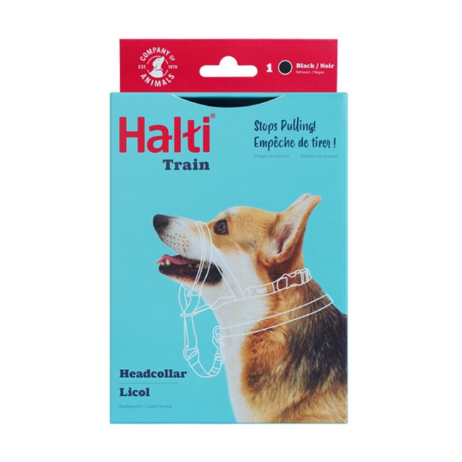 Halti Kantarek - obroża uzdowa rozmiar 1 czarna