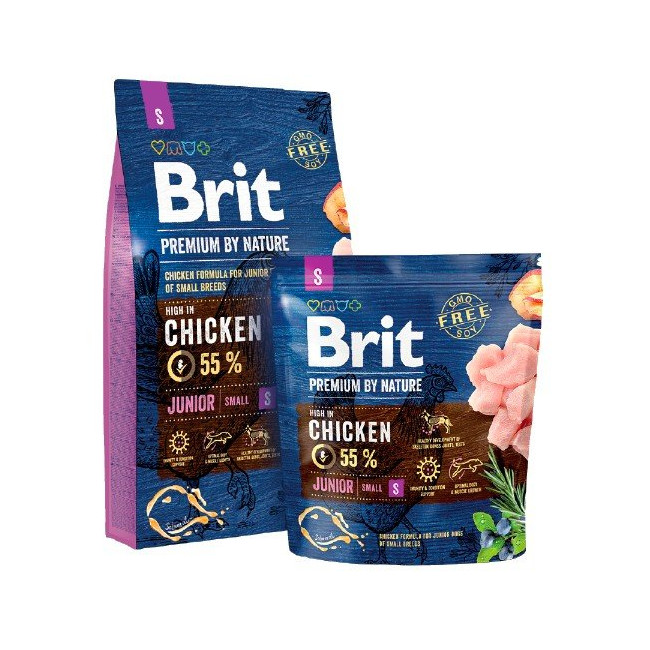 Brit Premium By Nature Junior S Small 3kg
