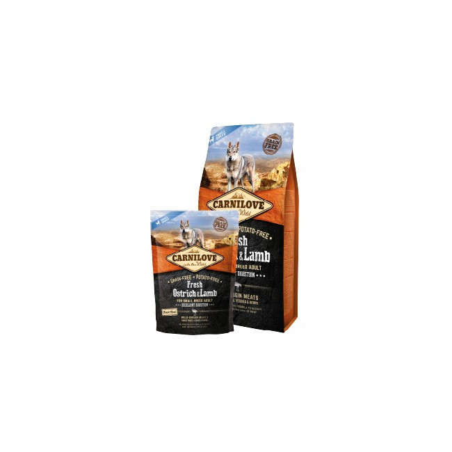 Carnilove Dog Fresh Ostrich & Lamb Adult Small - struś i jagnięcina 1,5kg