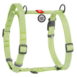 Collar WauDog Re-Cotton Szelki z rączką z regenerowanej bawełny anatomiczne w kształcie litery H, odblaskowe z QR-paszportem, pl