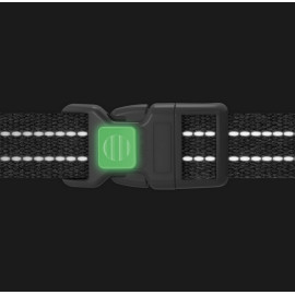 Collar WauDog Re-Cotton Szelki z rączką z regenerowanej bawełny anatomiczne w kształcie litery H, odblaskowe z QR-paszportem, pl