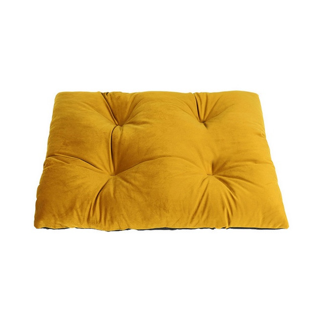 MIMIKO Pets Legowisko Poducha Velvet 70x50cm musztarda