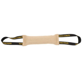 Dingo Zabawka dla psa - Szarpak z juty z dwoma uchwytami 40/6cm