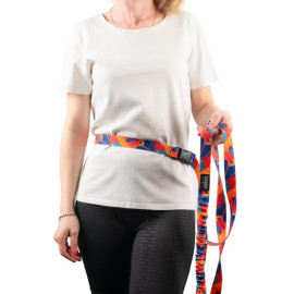 CHABA Smycz z amortyzatorem do biegania Story III M 25mm/280cm Aussie