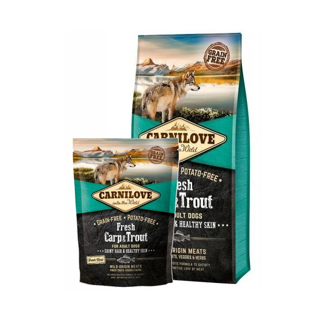 Carnilove Dog Fresh Carp & Trout Adult - karp i pstrąg 1,5kg
