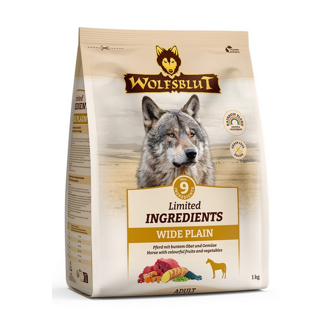 Wolfsblut Dog Limited Ingredients Wide Plain - konina i bataty 1kg