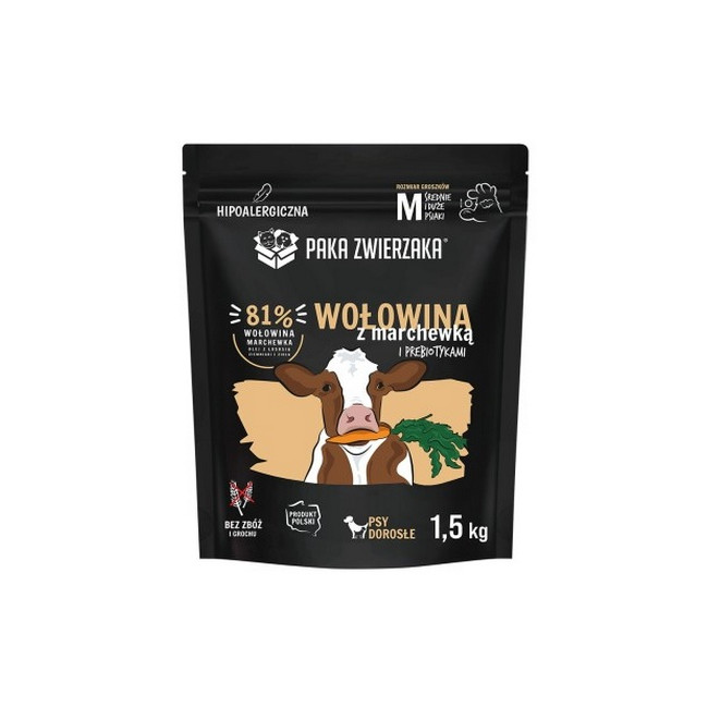 Paka Zwierzaka Seventh Heaven Wołowina z marchewką M 1,5kg