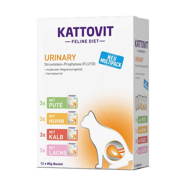 Kattovit Feline Diet Urinary Multipack saszetki 12x85g
