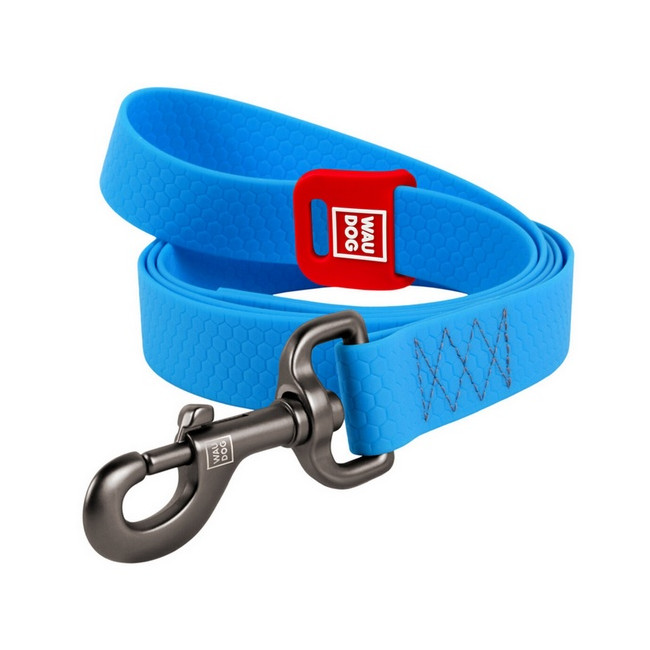 Collar Waterproof Smycz wodoodporna L-XXL 25mm/183cm niebieska