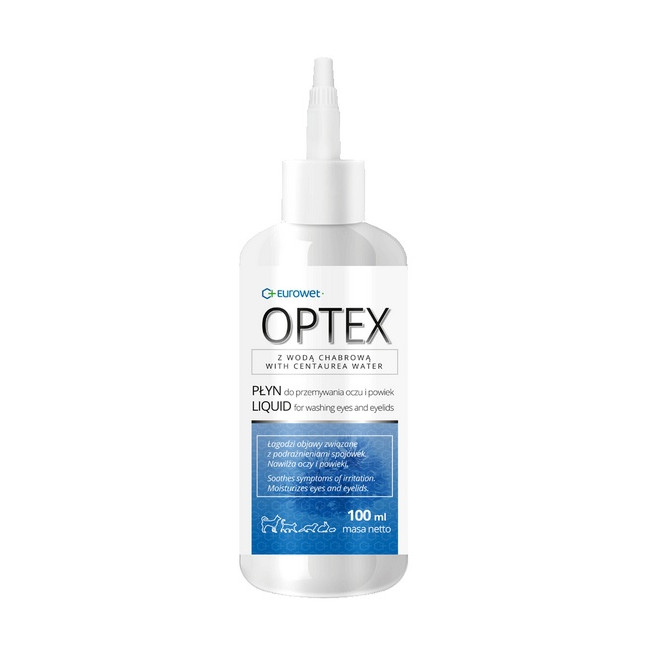 Optex - Płyn do przemywania oczu i powiek psa lub kota 100ml