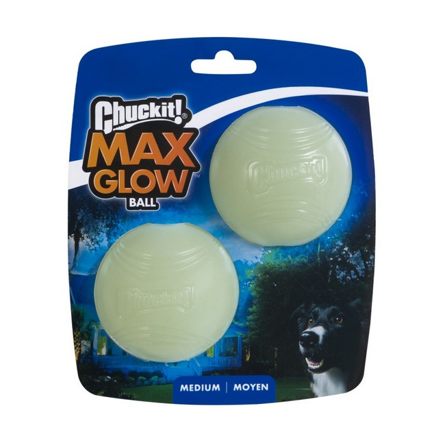 Chuckit! Max Glow Ball Medium 2pak [33067]