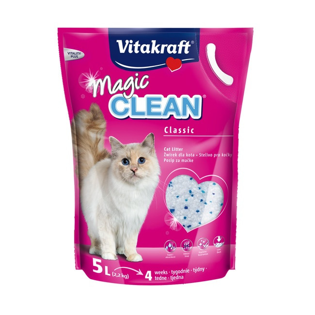 Żwirek Vitakraft Magic Clean silikonowy 5L [15506]