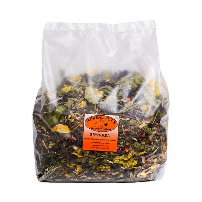 Herbal Pets Gryziółka karma dla szynszyli koszatniczki 800g