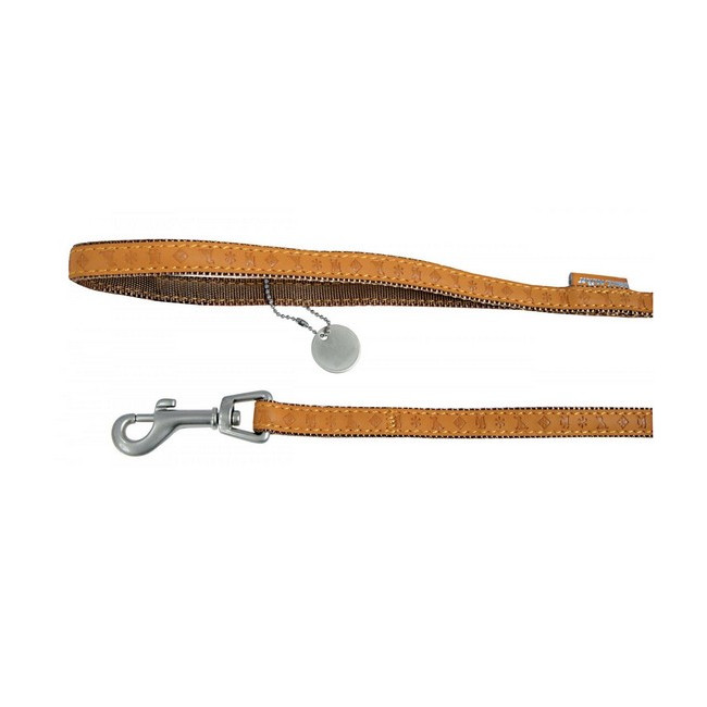 Zolux Smycz Mac Leather 25mm/1.2m Żółta [522025JA]