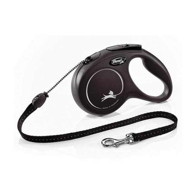 Flexi New Classic Smycz linka M 5m czarna [FL-2627]