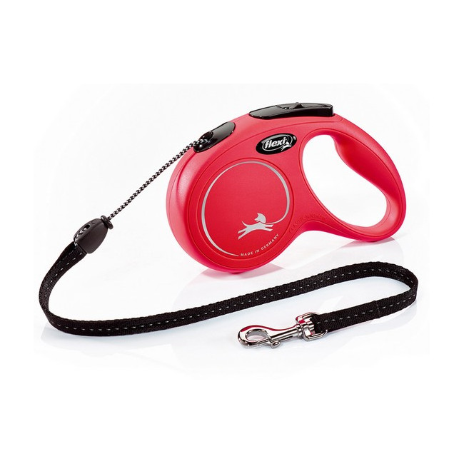 Flexi New Classic Smycz linka M 5m czerwona [FL-2603]