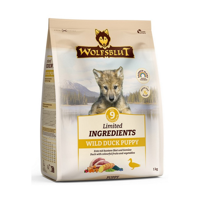 Wolfsblut Dog Limited Ingredients Wild Duck Puppy - kaczka i bataty 1kg
