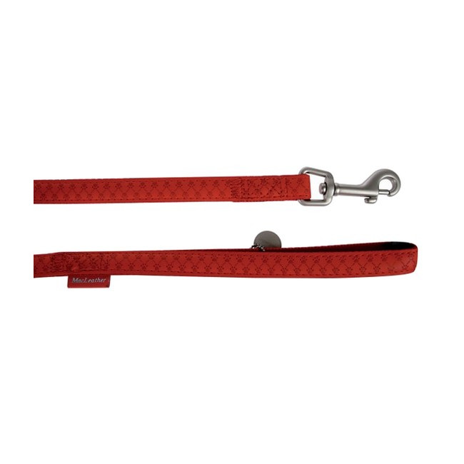 Zolux Smycz Mac Leather 25mm/1.2m Czerwona [522025RO]