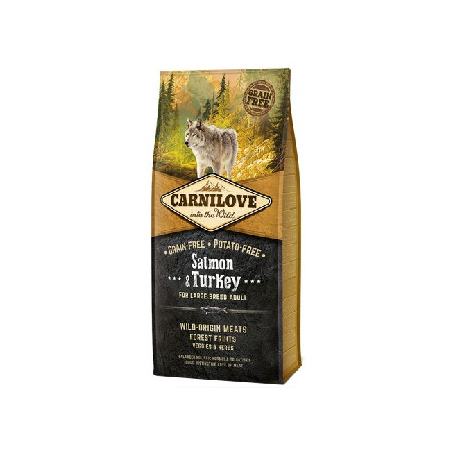 Carnilove Dog Salmon & Turkey Large Adult - łosoś i indyk 1,5kg