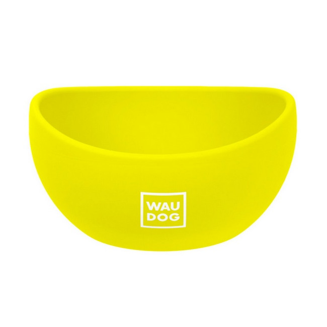 Collar WauDog Silicone Miska 250ml żółta