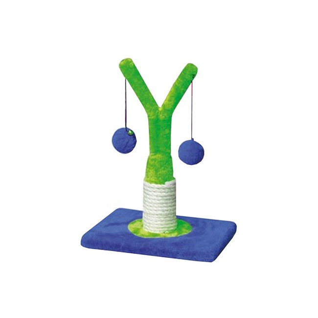 Yarro Drapak Mini Drzewko zielono-niebieski 18x18x32cm [Y1160]