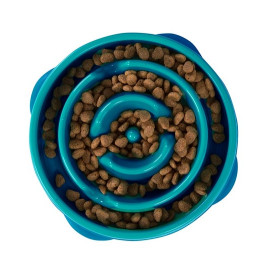 Outward Hound Fun Feeder Mini Miska spowalniająca turkusowa [51006]