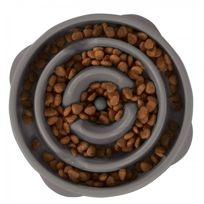 Outward Hound Fun Feeder Mini Miska spowalniająca szara [69891]