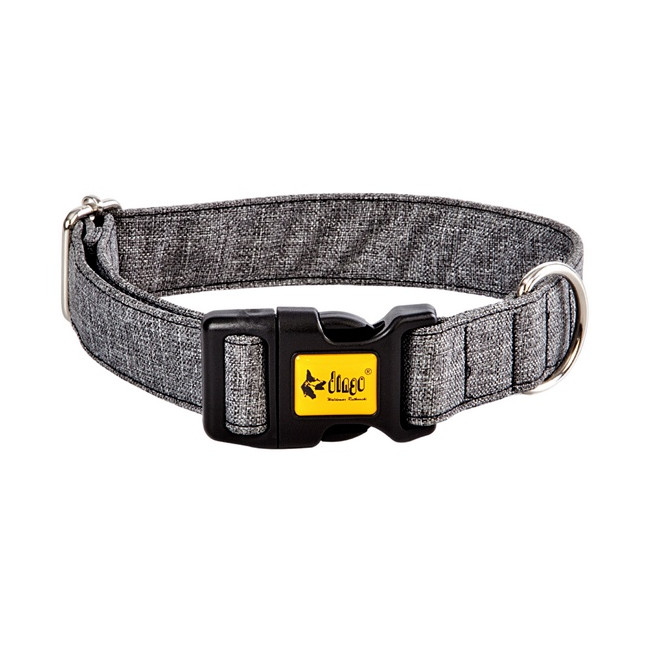 Dingo Obroża Scandi 3,0cm/60cm szara