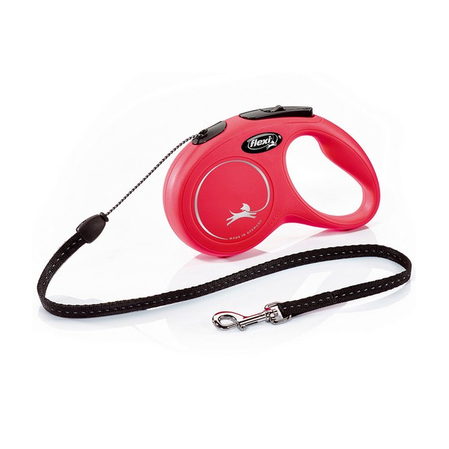 Flexi New Classic Smycz linka S 5m czerwona [FL-2504]