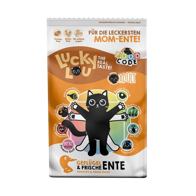 Lucky Lou Food Code Lifestage Adult Drób & Kaczka 750g