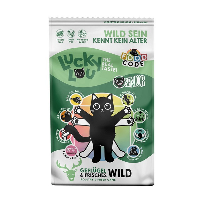 Lucky Lou Food Code Lifestage Senior Drób & Dziczyzna 750g