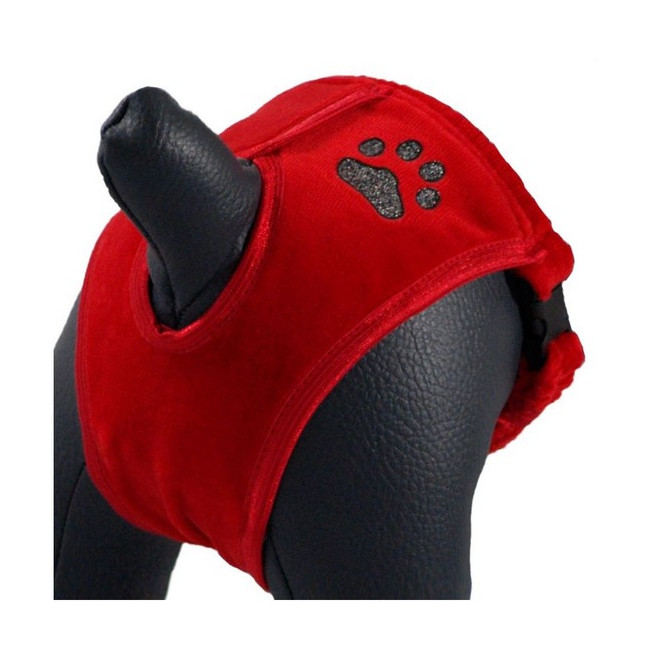 Grande Finale Majtki na cieczkę czerwone Paw rozmiar 0 [M22]