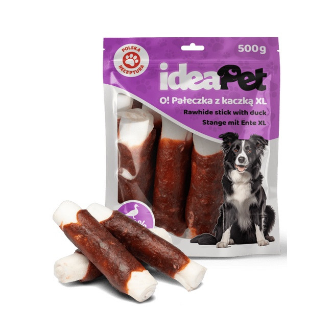 IdeaPet Pałeczka z kaczką XL 500g