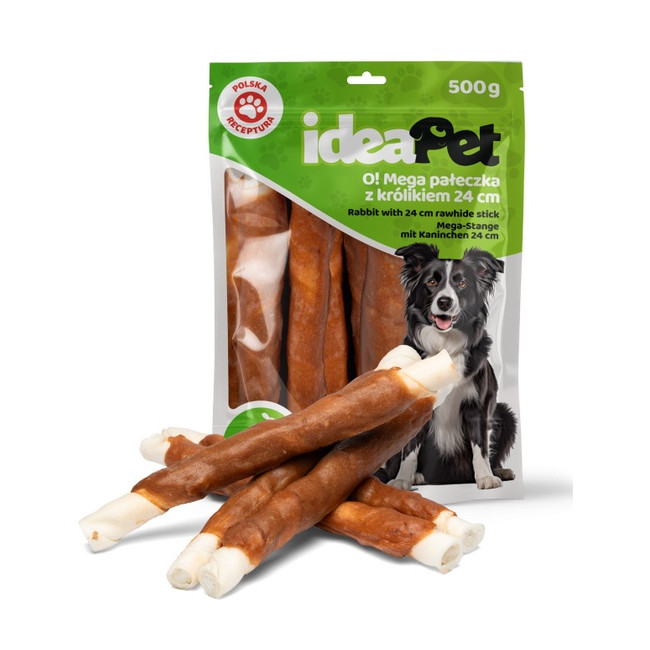 IdeaPet Mega pałeczka z królikiem 500g
