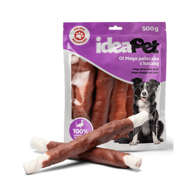 IdeaPet Mega pałeczka z kaczką 500g