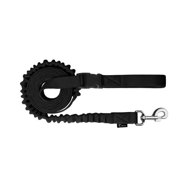 CHABA Smycz taśma do biegania z amortyzatorem 16 czarna