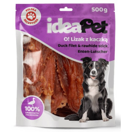 IdeaPet Lizak z kaczką 500g