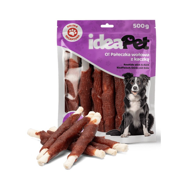 IdeaPet Pałeczka wołowa z kaczką 500g