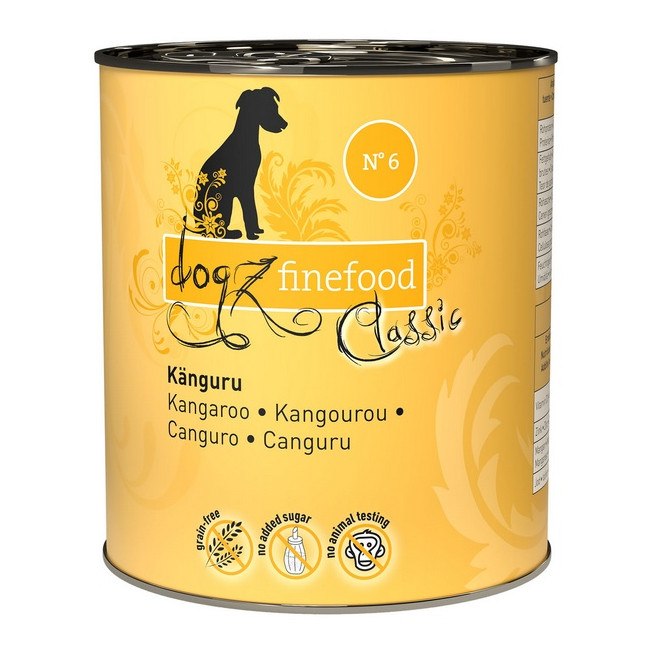 Dogz Finefood Classic N.06 Kangur puszka 800g