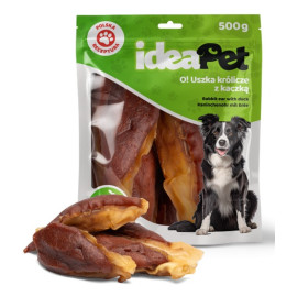 IdeaPet Uszka królicze z kaczką 500g