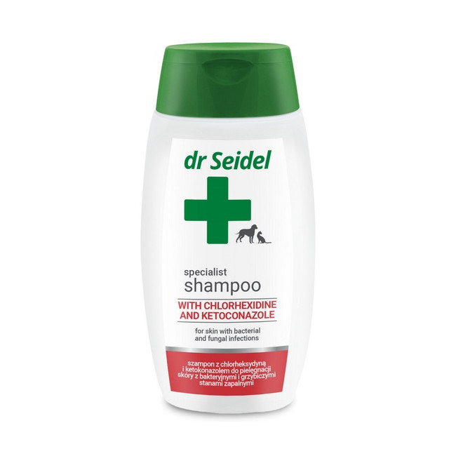Dr Seidel Szampon z chlorheksydyną i ketokonazolem 220ml