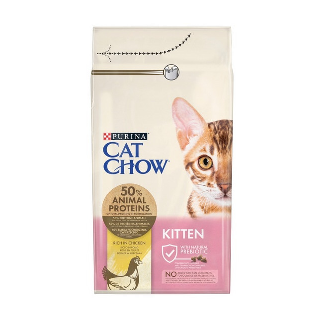Purina Cat Chow Kitten z Kurczakiem 1,5kg