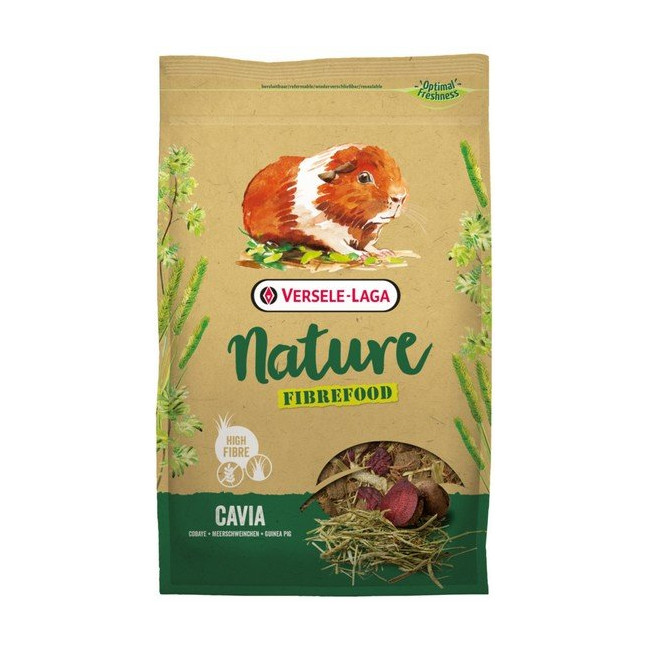 Versele-Laga Fibrefood Cavia Nature wysokobłonnikowy pokarm dla świnki morskiej 1kg