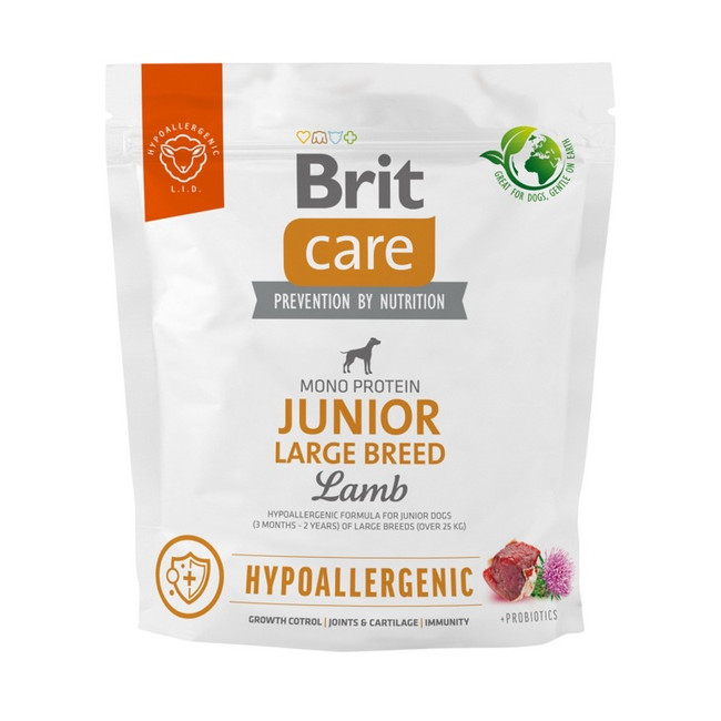 Brit Care Hypoallergenic Junior Large Lamb 1kg