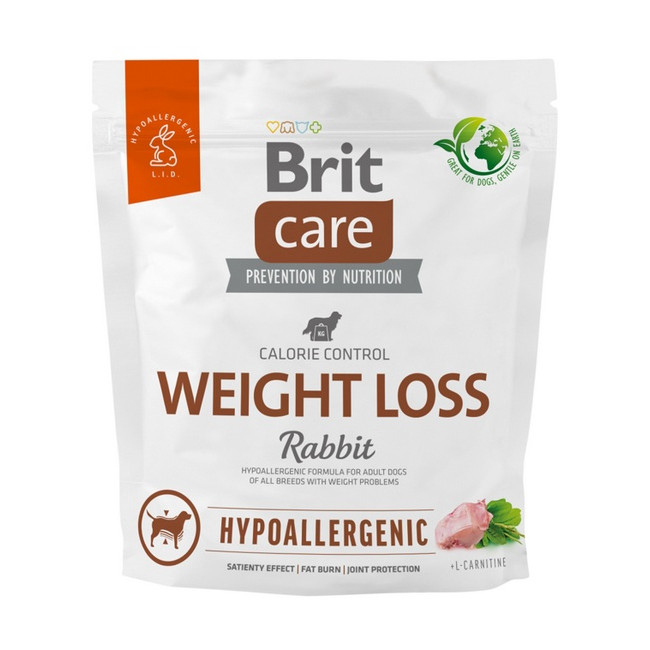 Brit Care Hypoallergenic Dog Weight Loss Rabbit 1kg