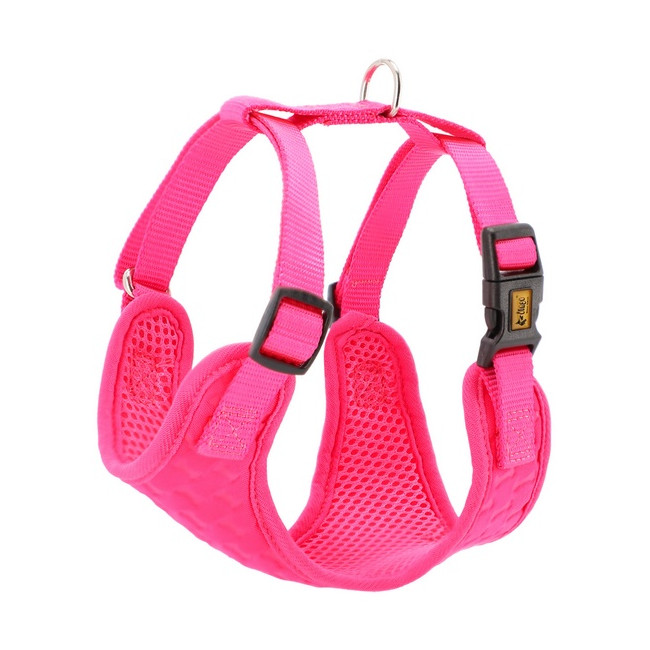 Dingo Szelki bezuciskowe z dwupaskową regulacją M różowe