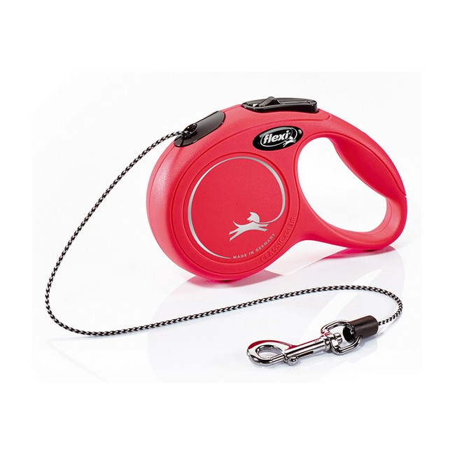 Flexi New Classic Smycz linka XS 3m czerwona [FL-2405]