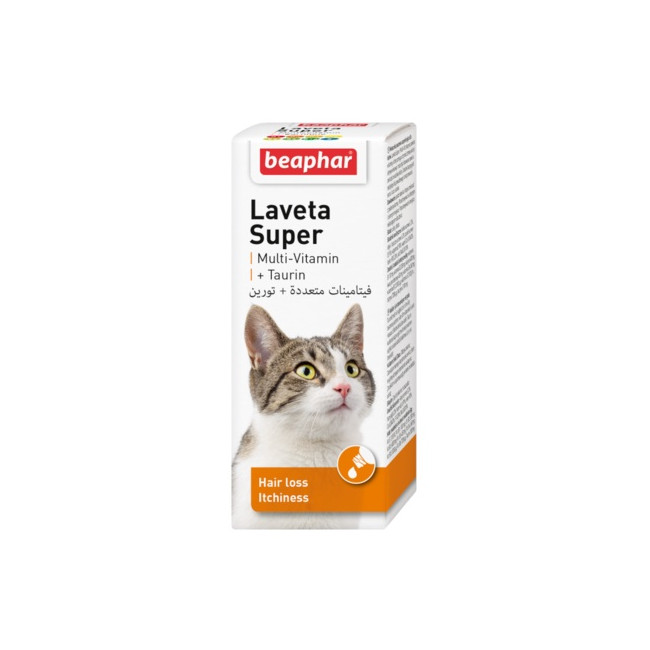 Beaphar Laveta Super Cat - preparat na sierść dla kota 50ml